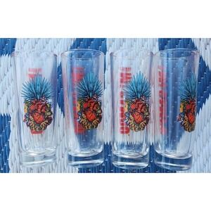 4ct Mi CAMPO 2.5oz Shot Glasses Liquor Tequila NEW